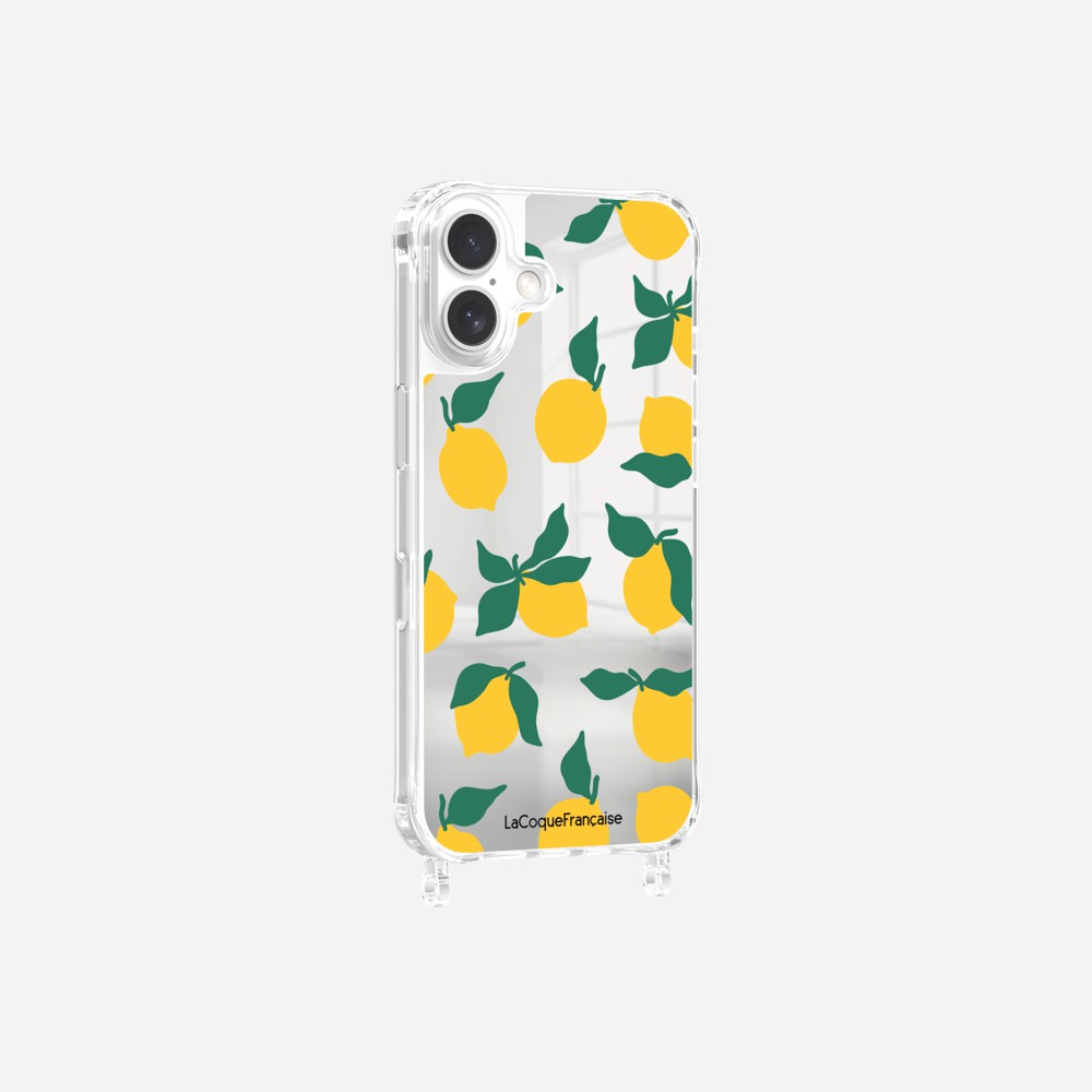 Coque Anneaux Miroir Imprimee Limonade