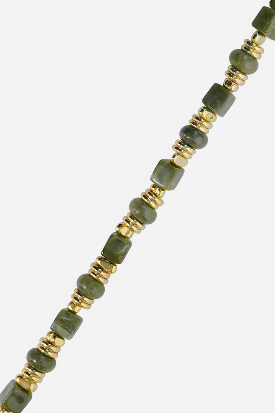 Chaine Longue Jeanne Kaki 120 cm - 2