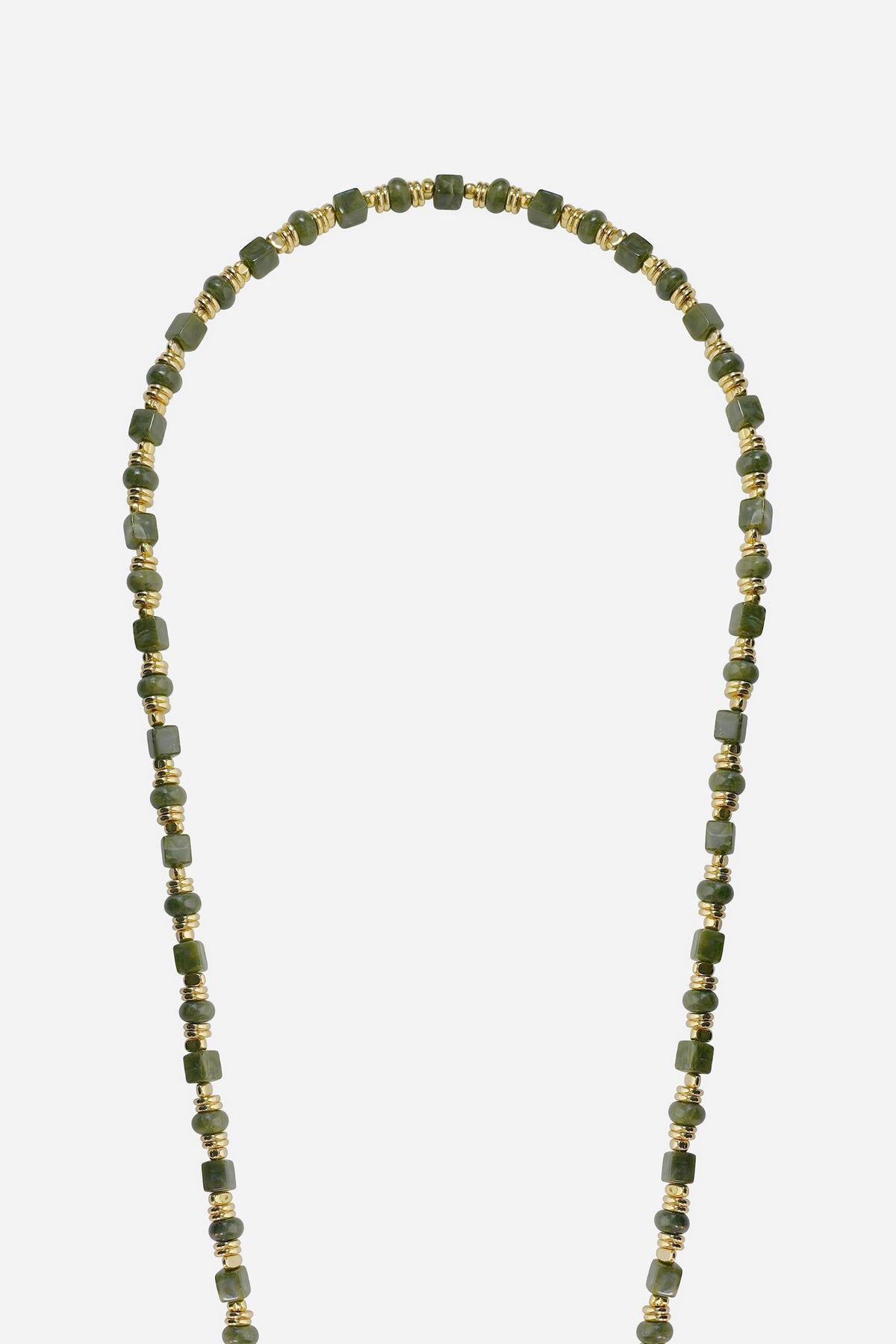 Chaine Longue Jeanne Kaki 120 cm - 3