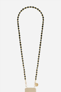 Chaine Longue Jeanne Noir 120 cm