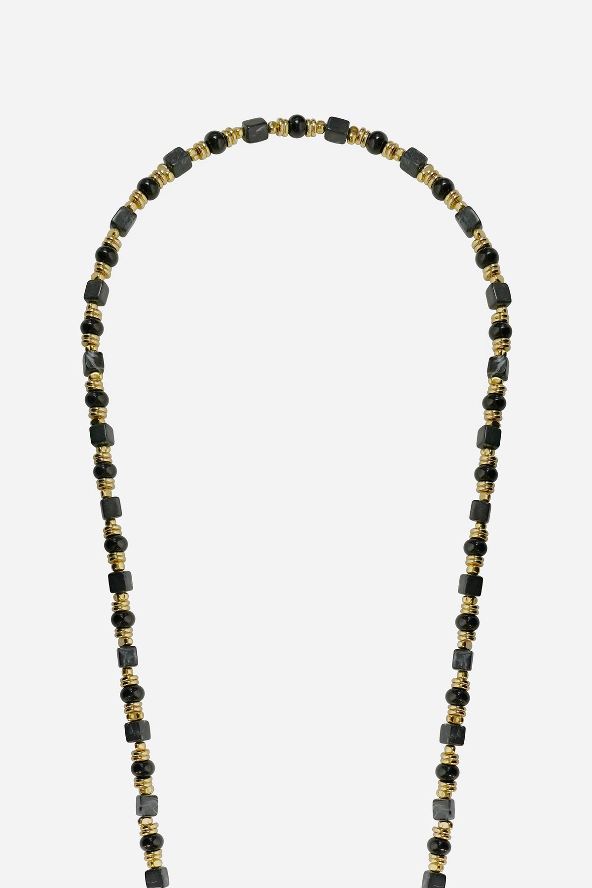 Chaine Longue Jeanne Noir 120 cm - 3