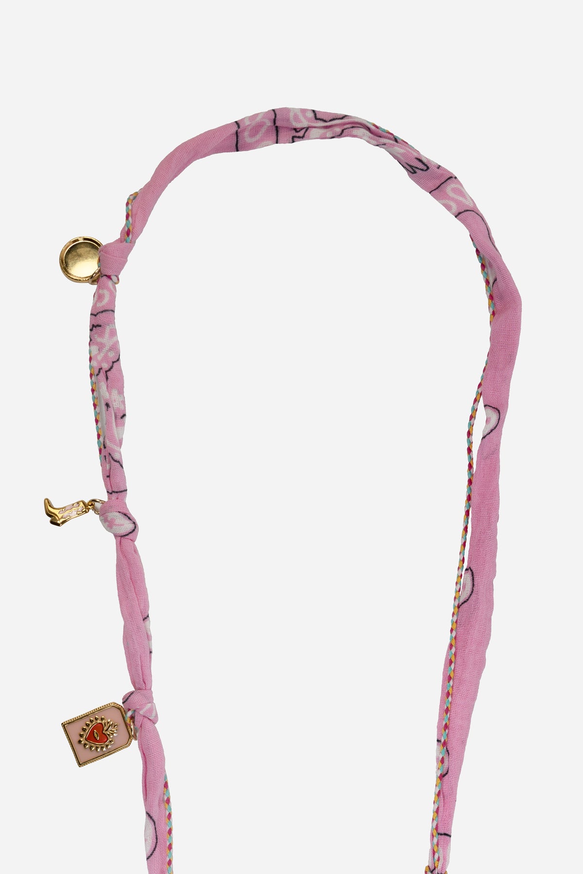 Chaine Longue Laia Rose 120 cm - 3
