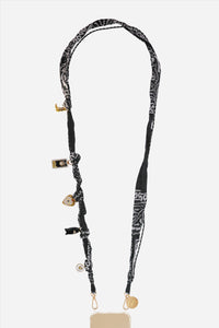 Chaine Longue Laia Noir 120 cm