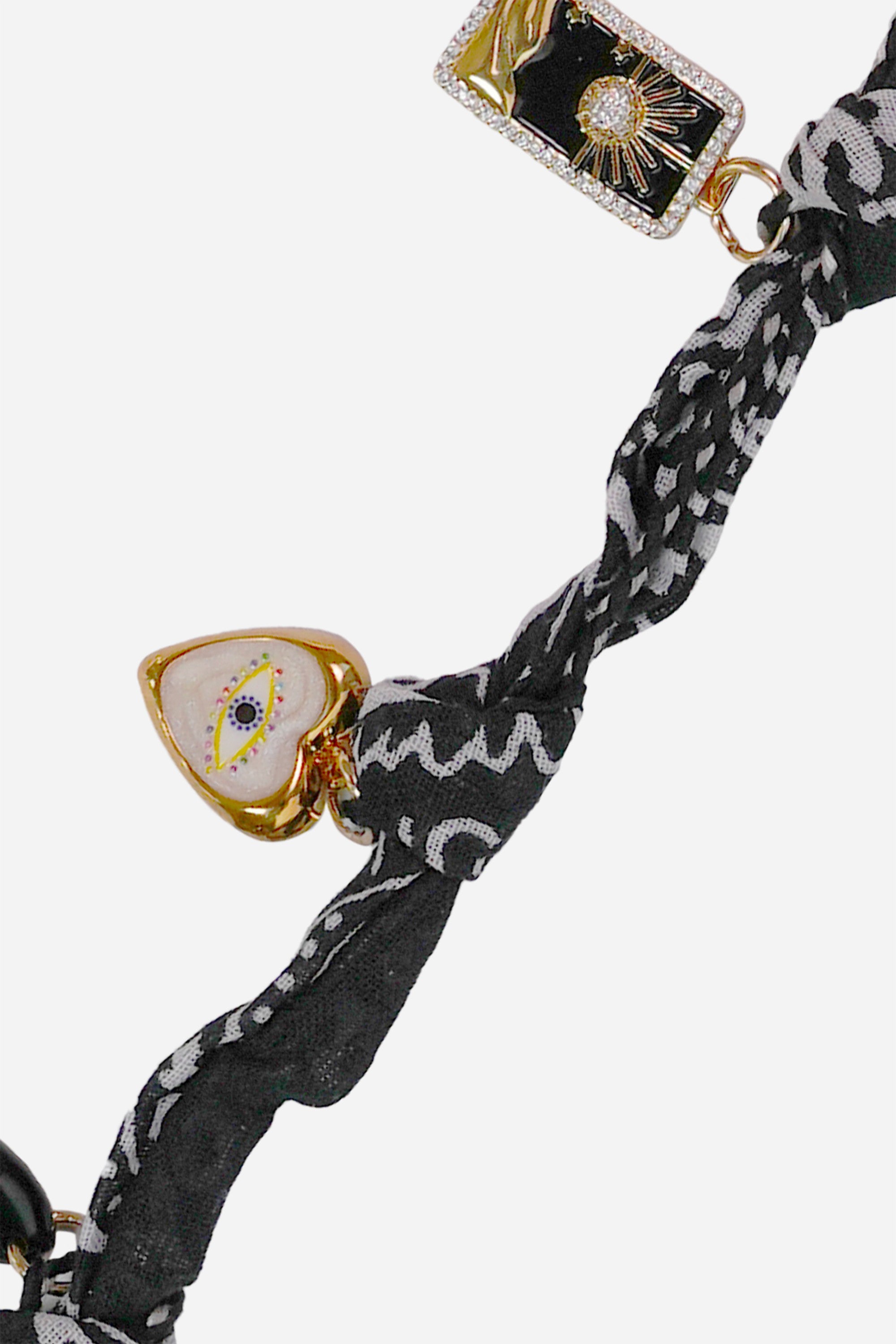 Chaine Longue Laia Noir 120 cm