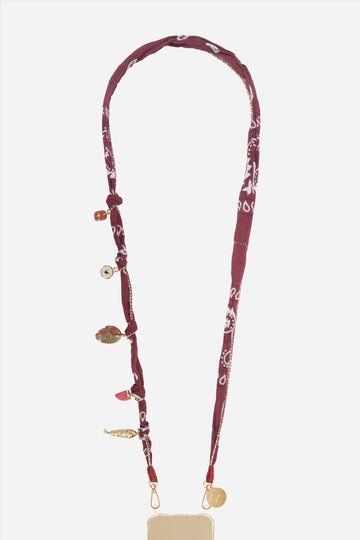 Chaine Longue Laia Brun 120 cm