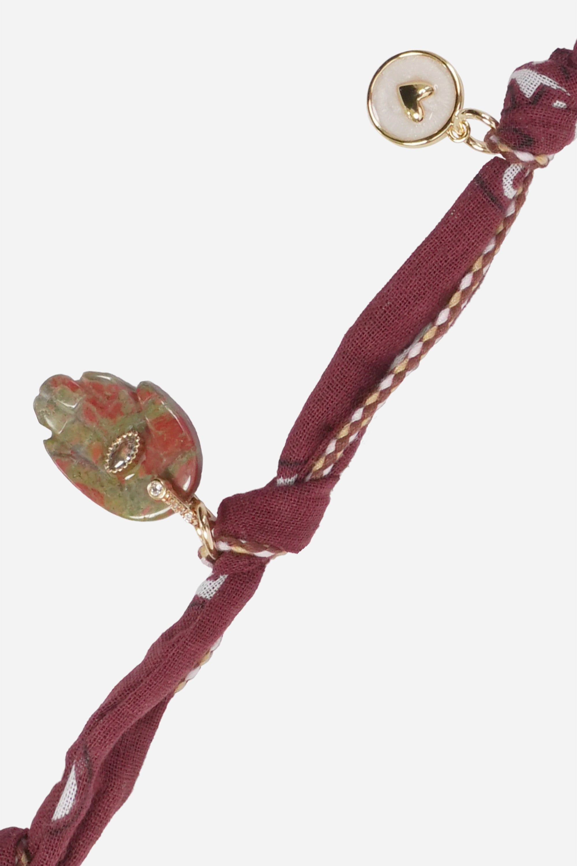 Chaine Longue Laia Brun 120 cm