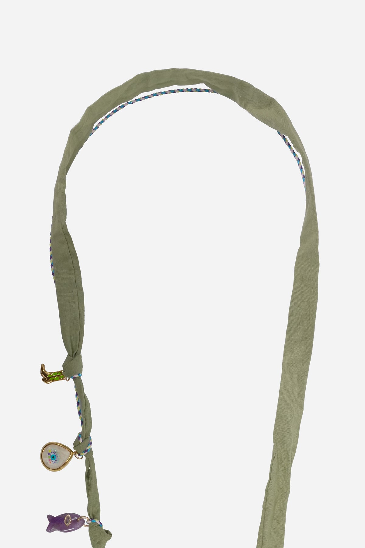 Chaine Longue Laria Kaki 120 cm - 3