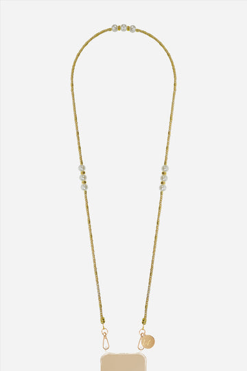 Chaine Longue Iris Dore 120 cm