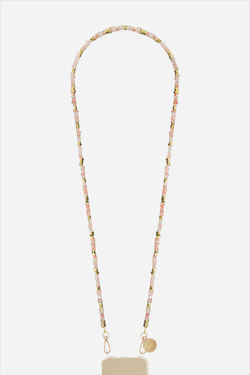 Chaine Longue Liviya Rose 120 cm