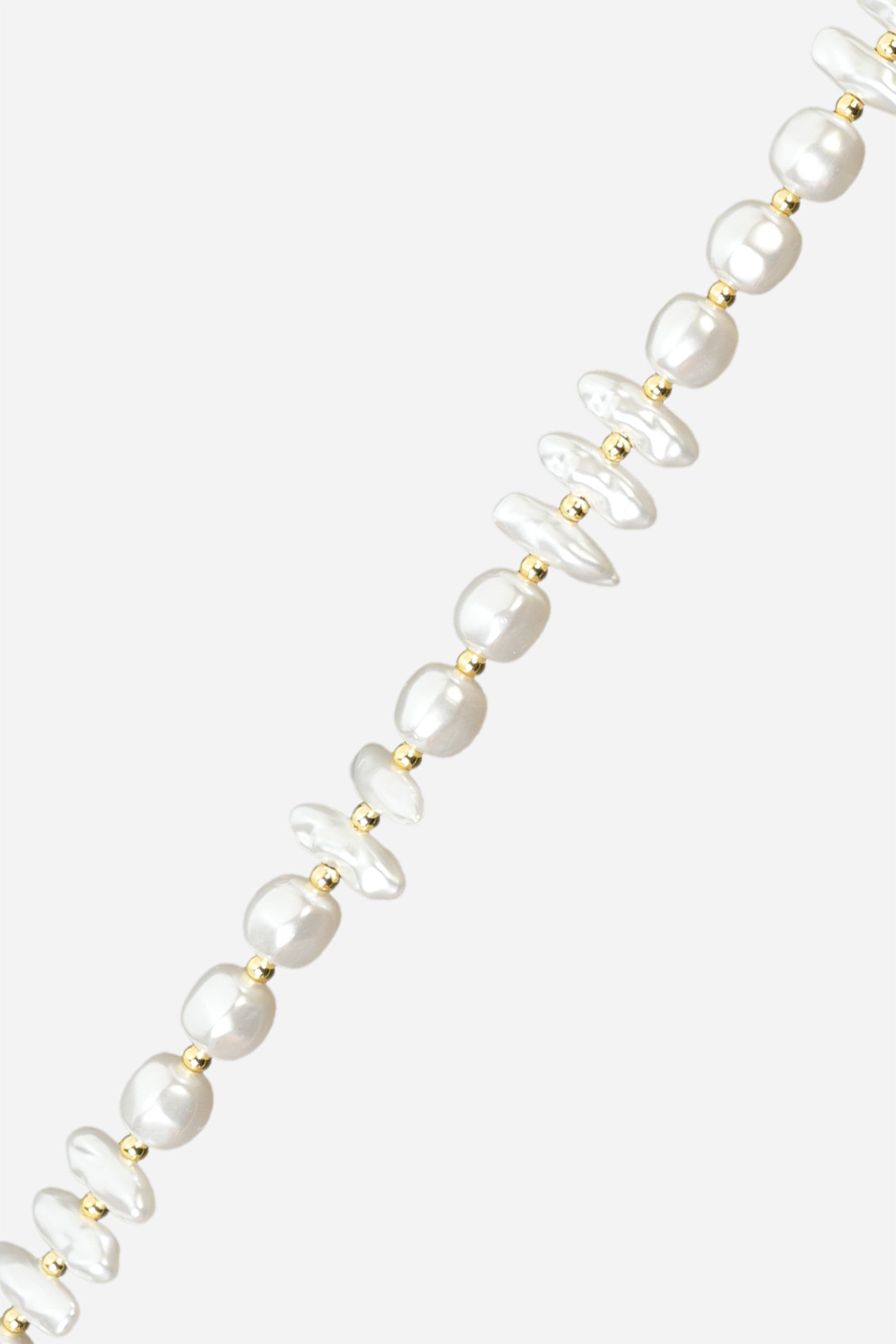 Chaine Longue Liviya Blanc 120 cm