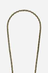 Chaine Longue Cali Kaki Dore 120 cm - 3