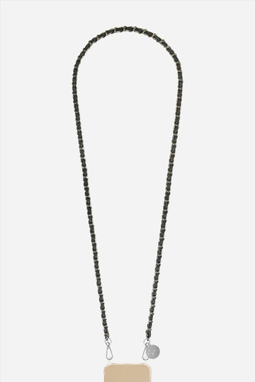 Chaine Longue Cali Noir 120 cm