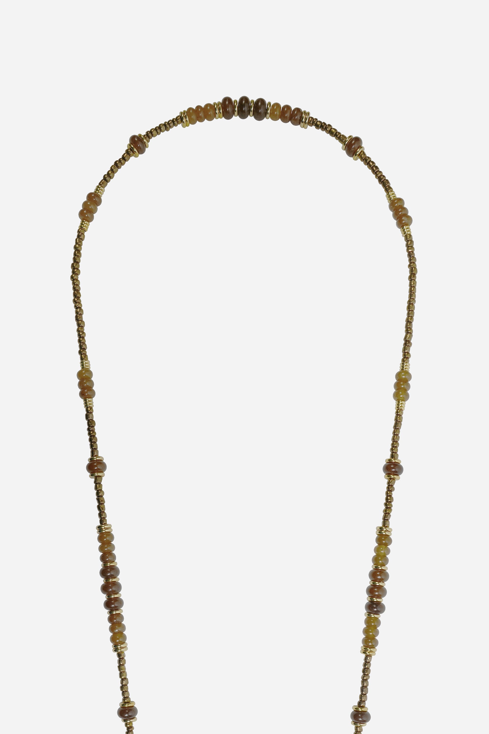 Chaine Longue Anouk Marron 120 cm