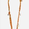 Chaine Longue Laia Orange 120 cm