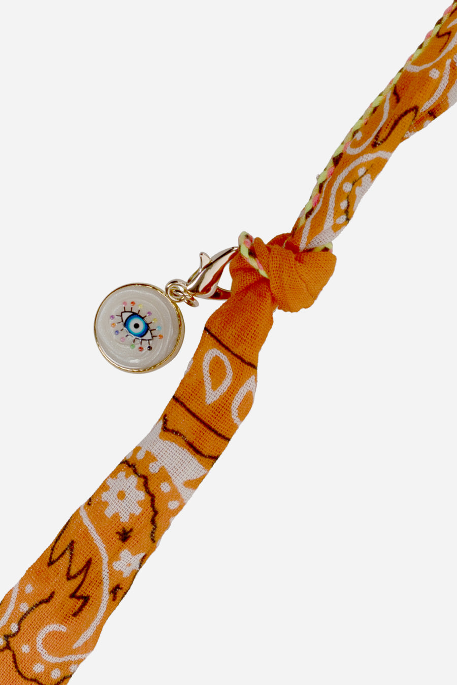 Chaine Longue Laia Orange 120 cm - 2