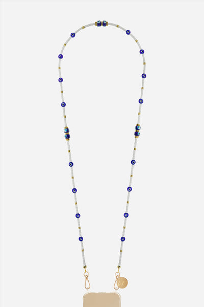 Chaine Longue Lyra Blanc 120 cm