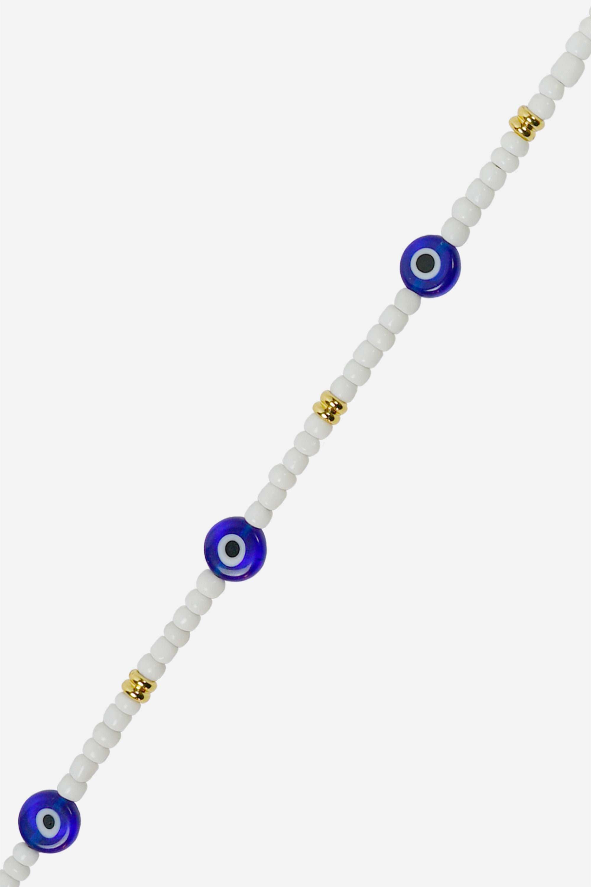 Chaine Longue Lyra Blanc 120 cm