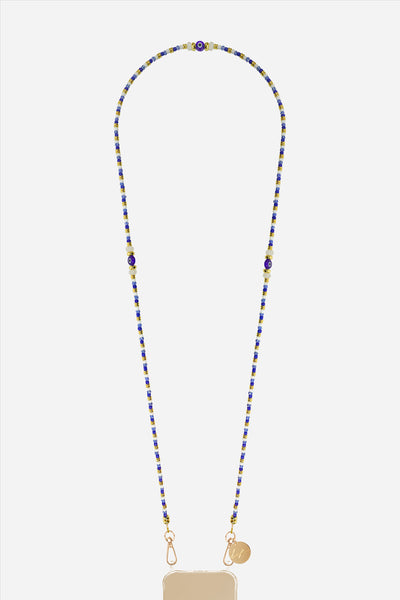 Chaine Longue Idra Bleu 120 cm