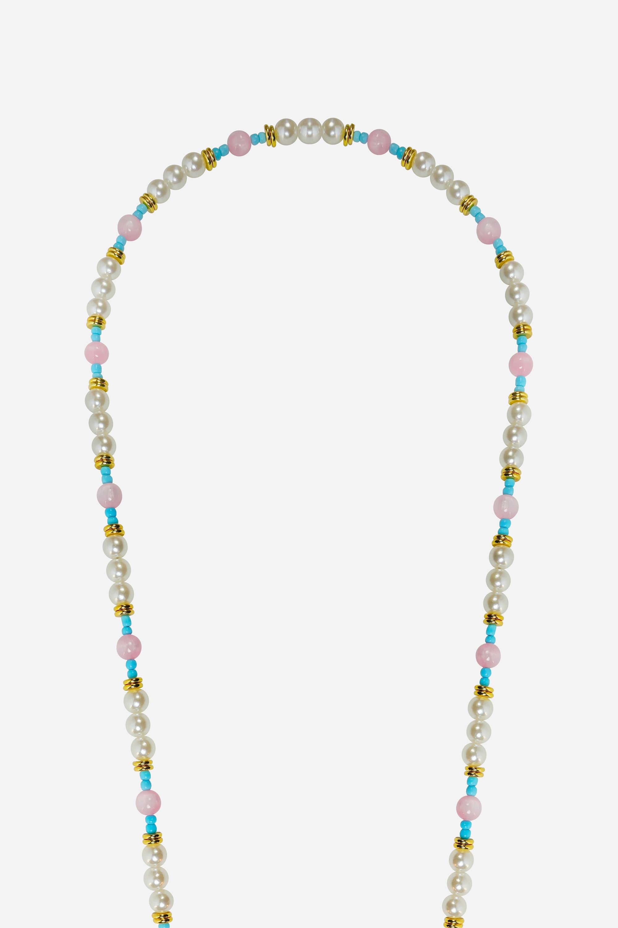 Chaine Longue Freida Rose 120 cm