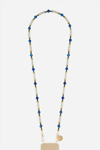 Chaine Longue Freida Bleu 120 cm