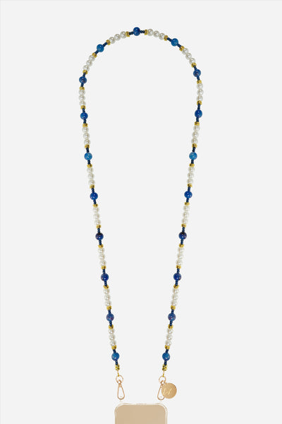 Chaine Longue Freida Bleu 120 cm