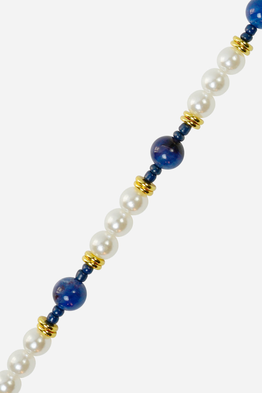Chaine Longue Freida Bleu 120 cm - 2