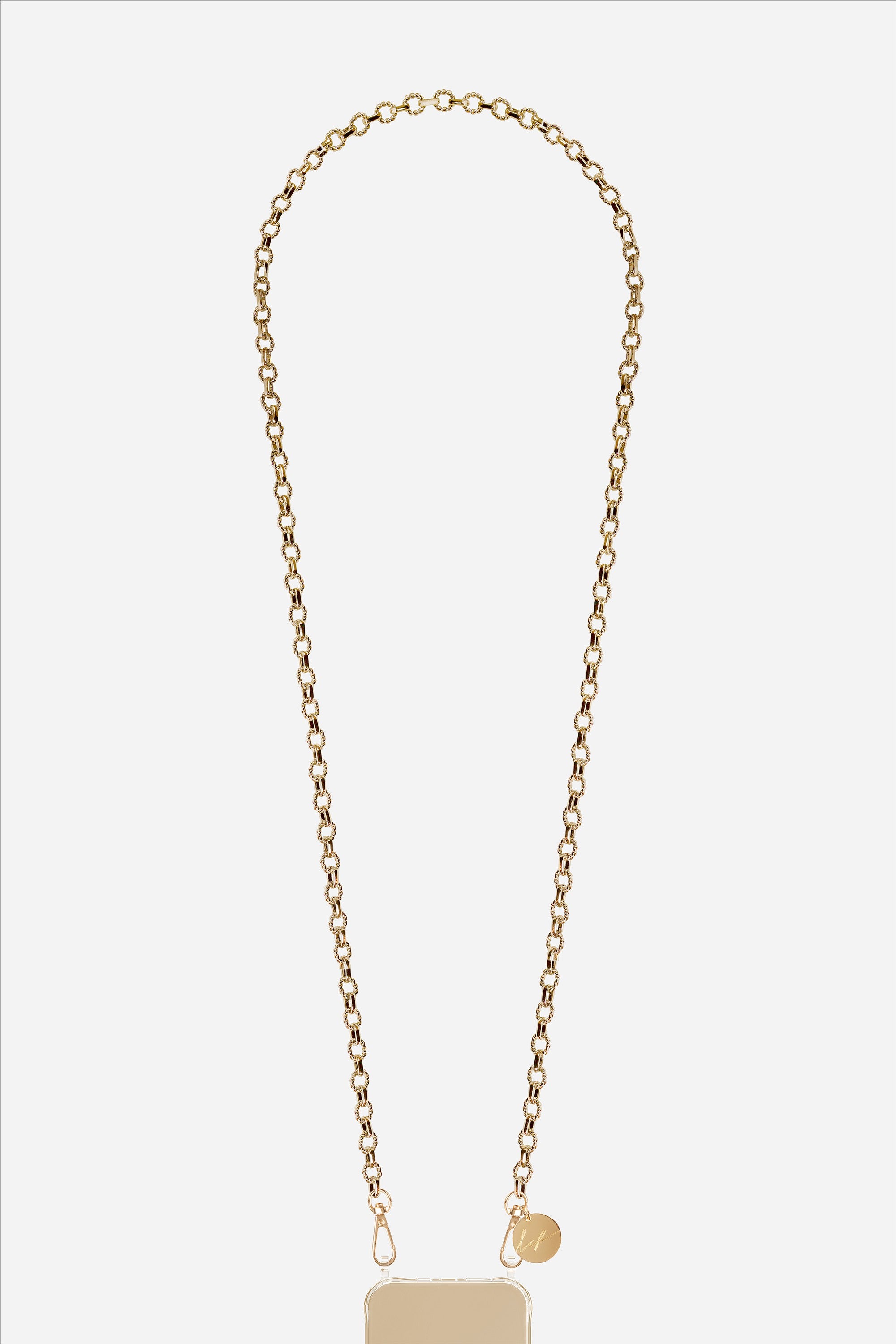 Chaine Longue Zita Dore 120 cm