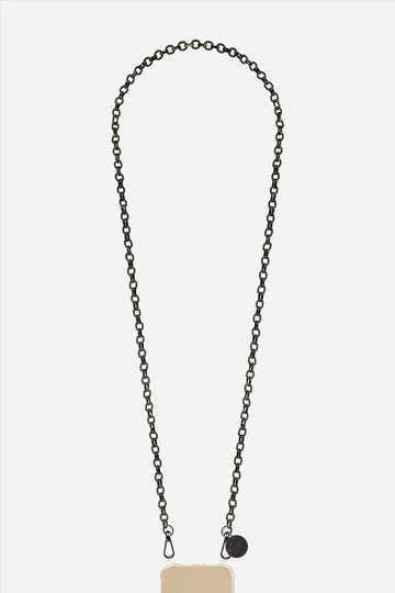 Chaine Longue Zita Noir 120 cm