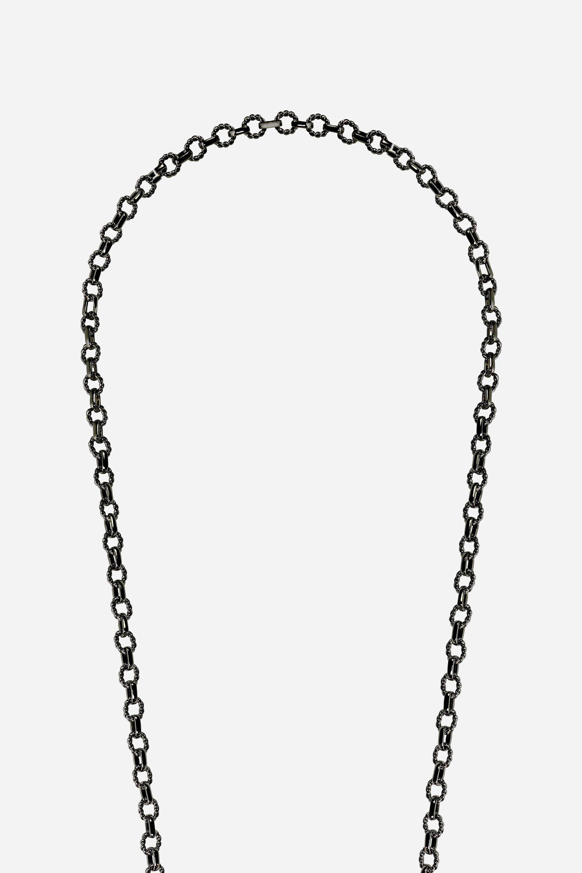 Chaine Longue Zita Noir 120 cm