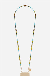 Chaine Longue Kessia Bleu 120 cm