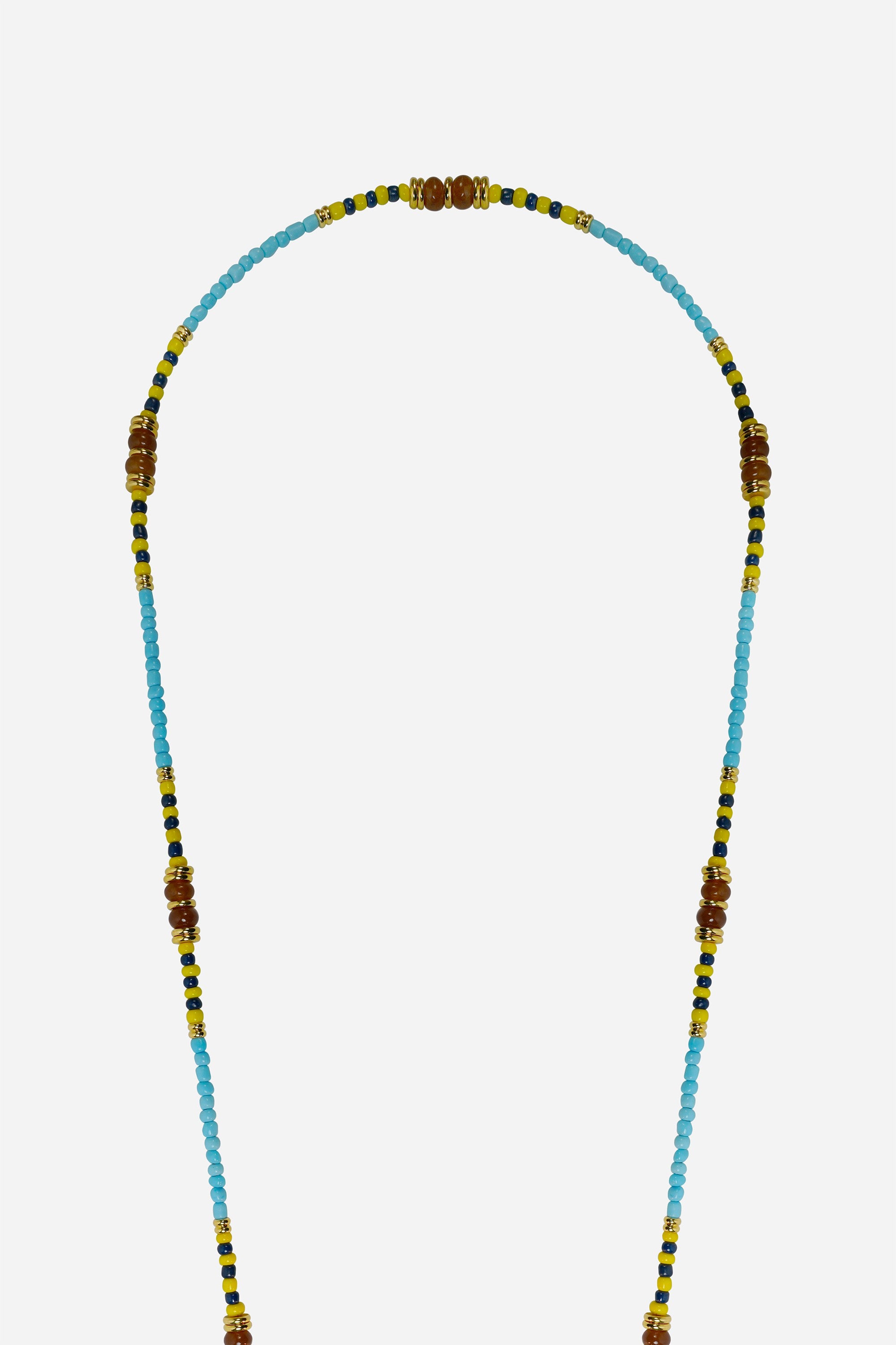 Chaine Longue Kessia Bleu 120 cm