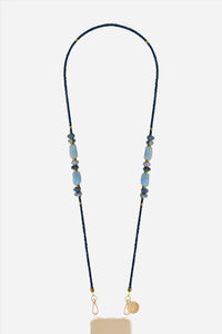 Chaine Longue Nessy Bleu 120 cm