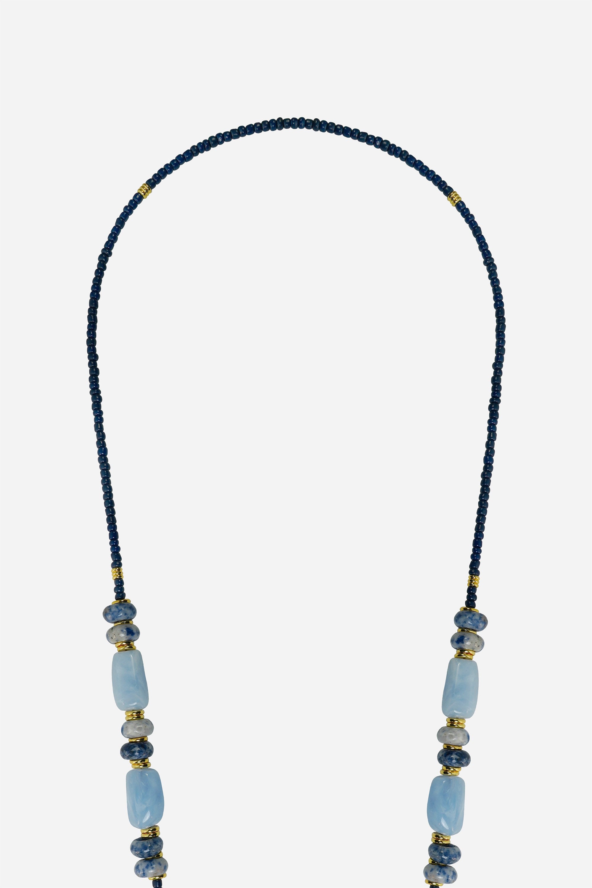 Chaine Longue Nessy Bleu 120 cm