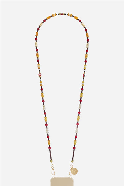 Chaine Longue Sylvia Marron 120 cm