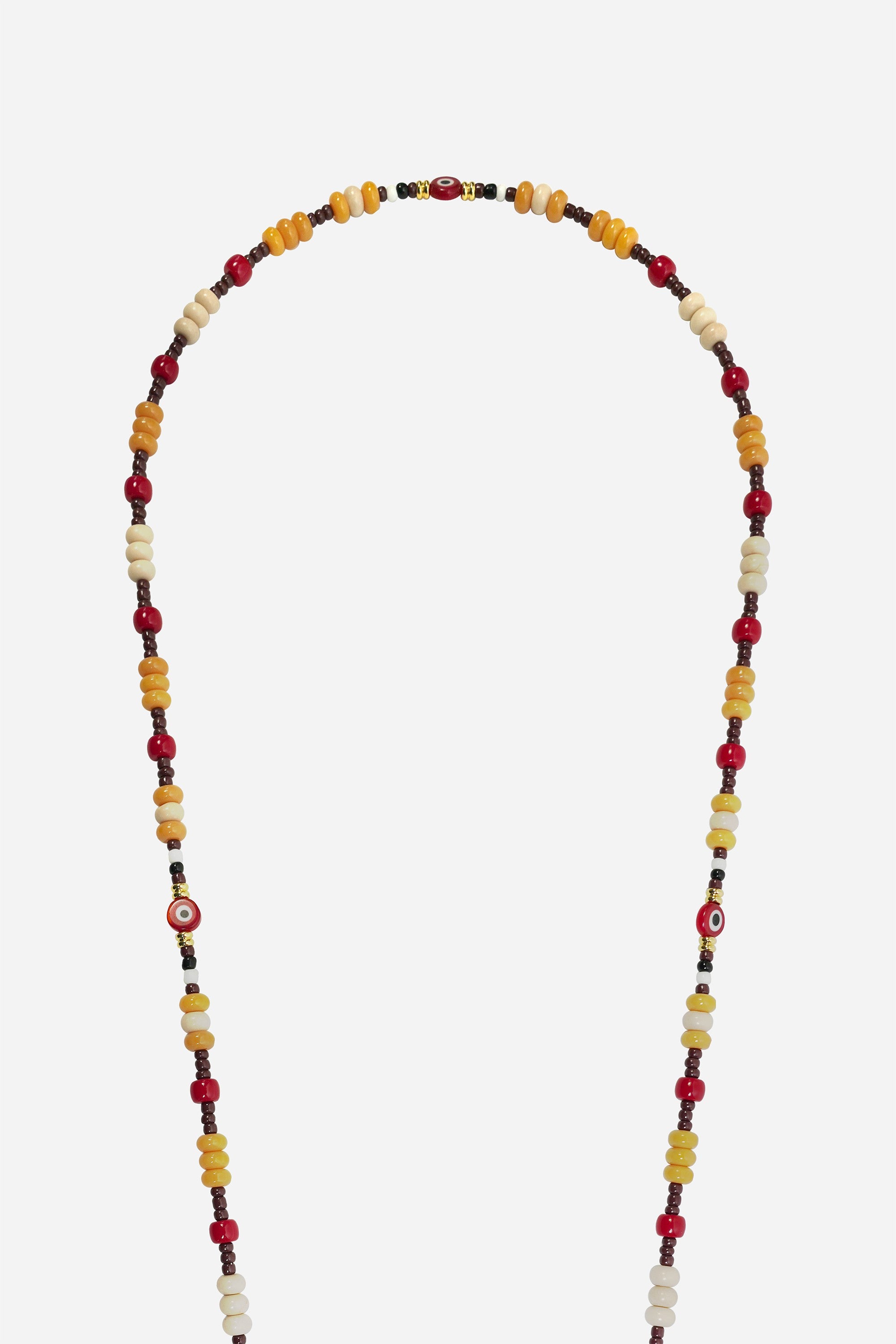 Chaine Longue Sylvia Marron 120 cm