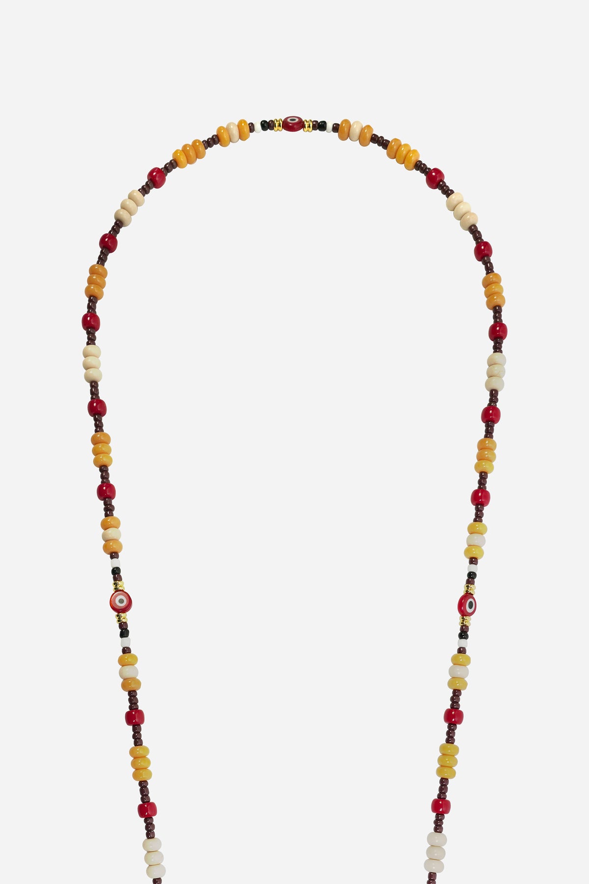 Chaine Longue Sylvia Marron 120 cm - 3