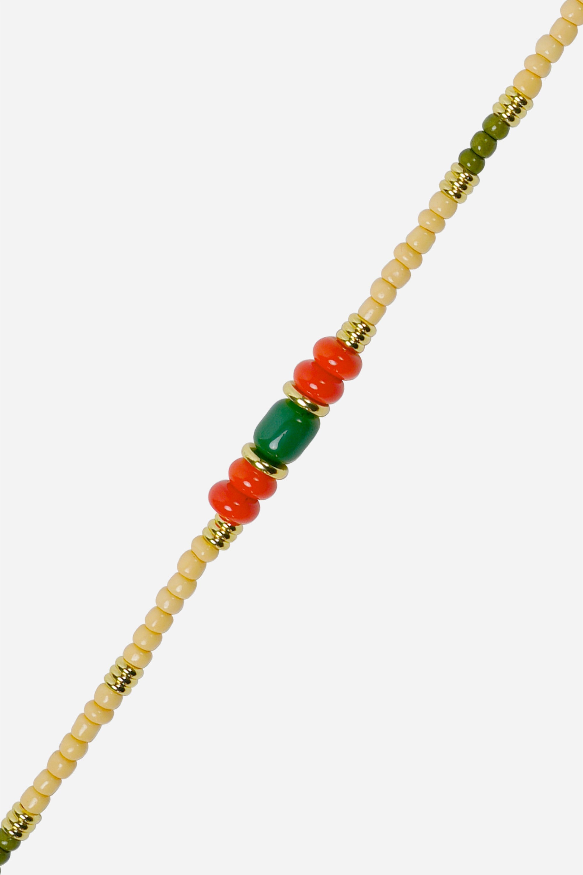 Chaine Longue Marianne Orange 120 cm