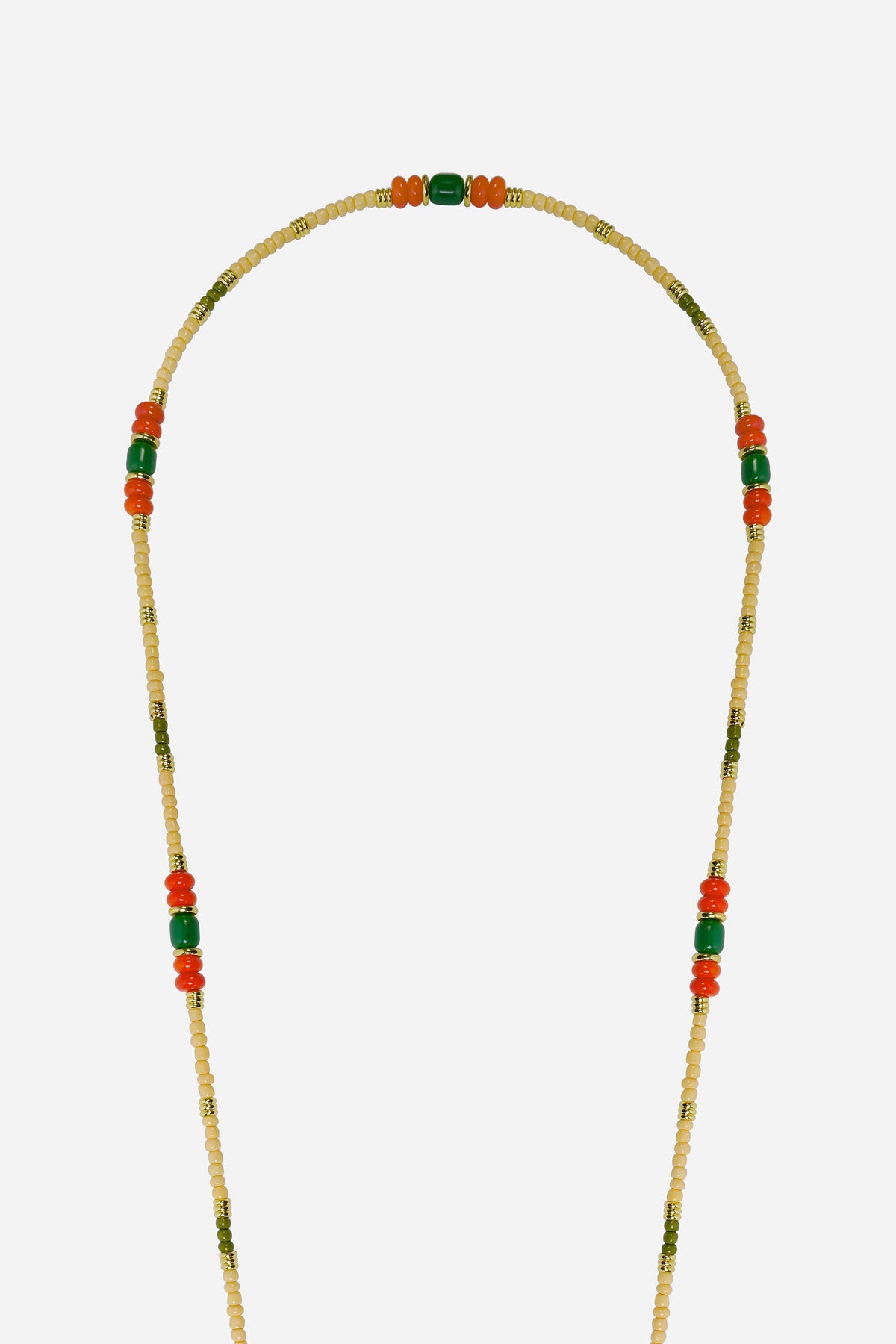 Chaine Longue Marianne Orange 120 cm - 3