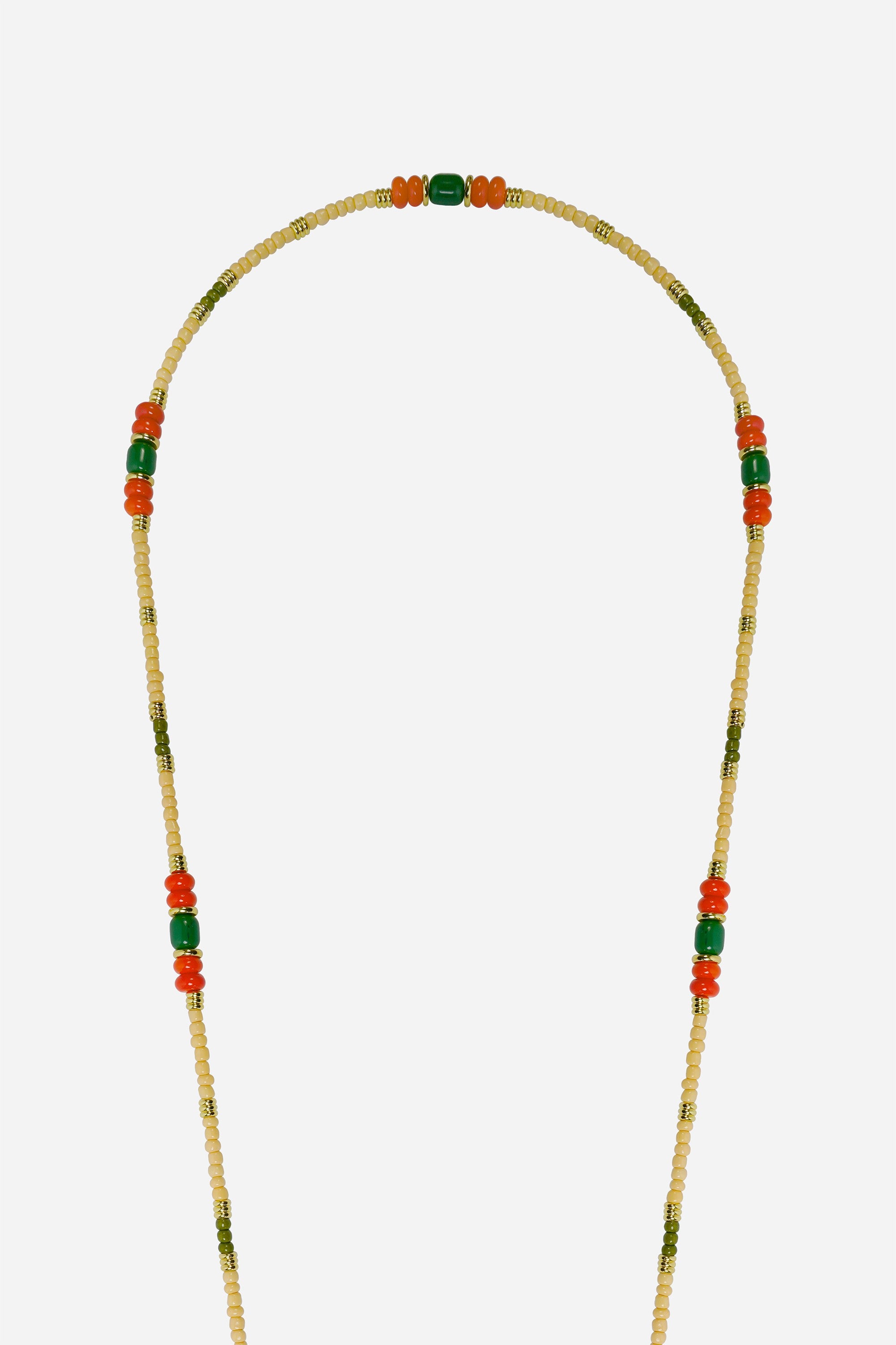 Chaine Longue Marianne Orange 120 cm