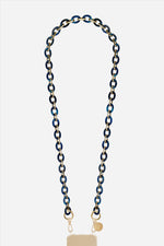 Chaine Longue Cassy Bleu 120 cm