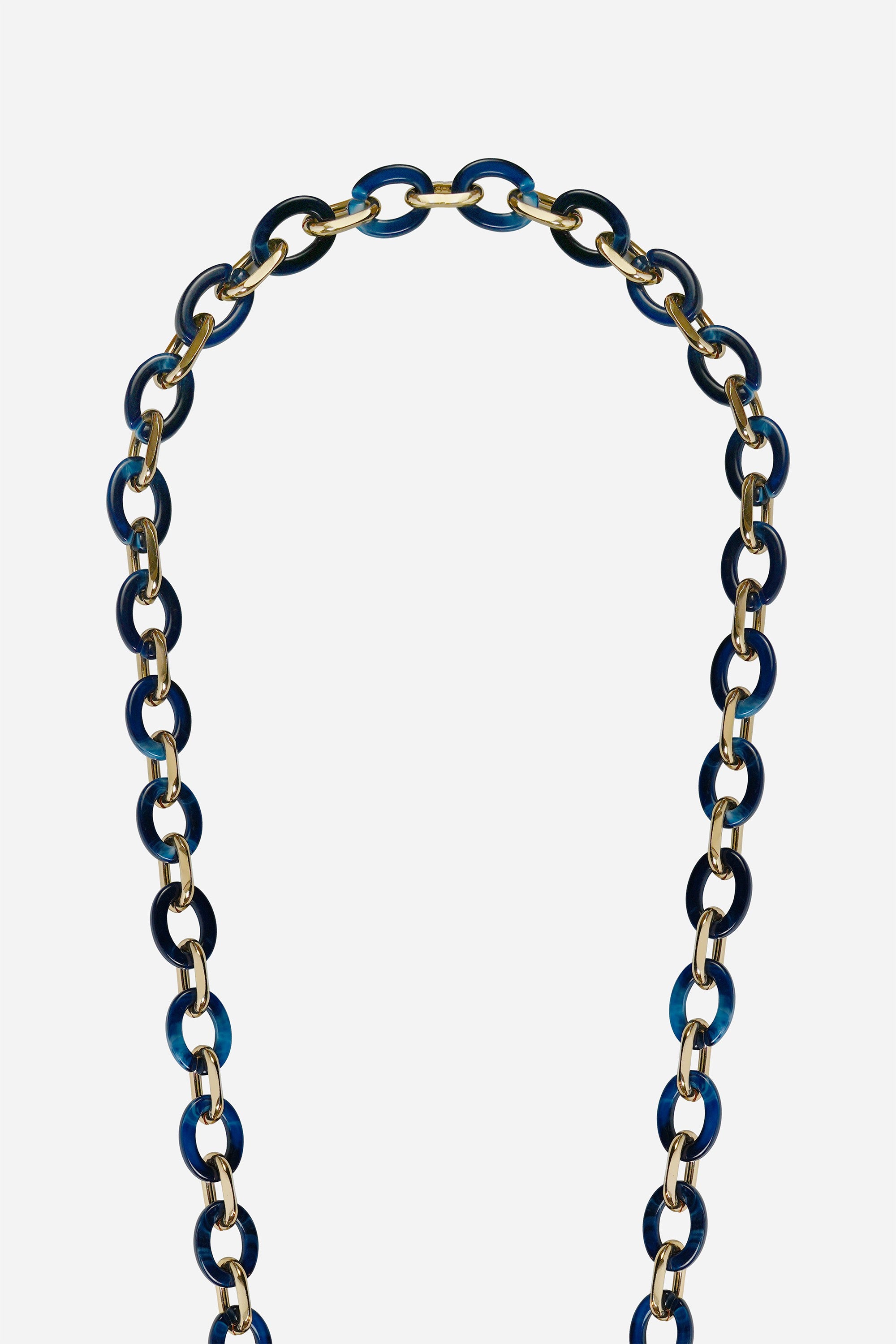 Chaine Longue Cassy Bleu 120 cm