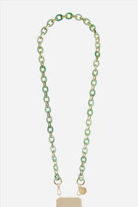 Chaine Longue Cassy Vert 120 cm