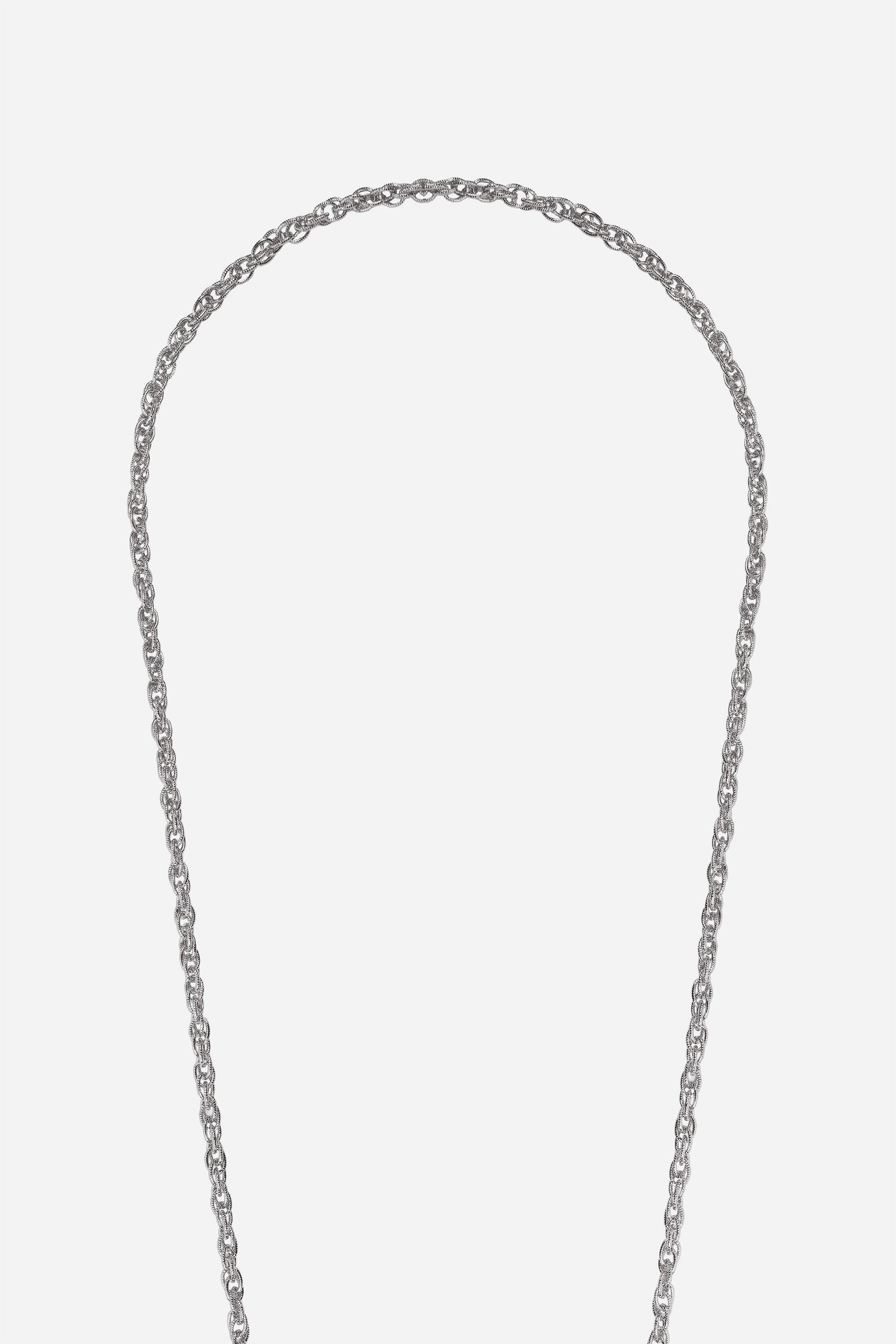 Chaine Longue Frankie Argent 120 cm