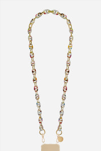 Chaine Longue Becky Ecaille Multi 120 cm