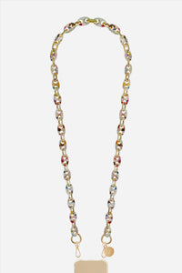 Long Necklace Becky Tortoiseshell Multi 120 cm