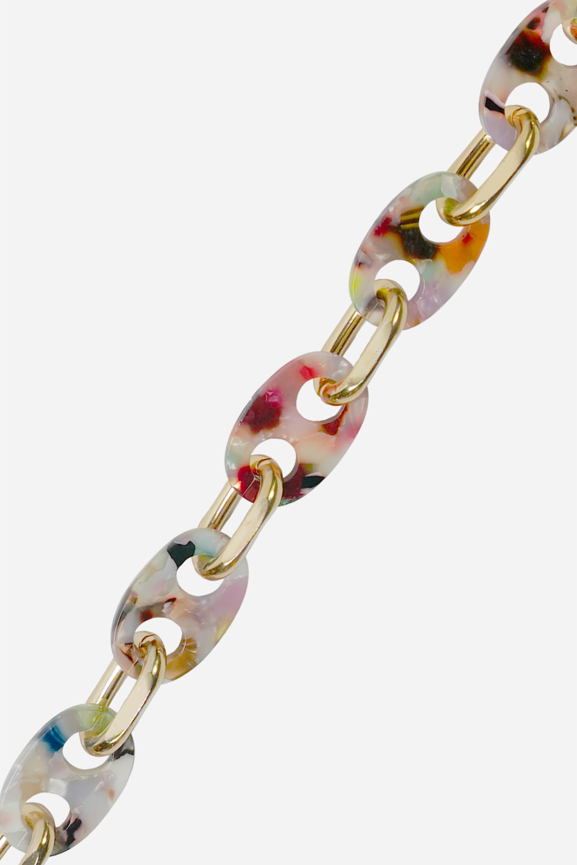 Chaine Longue Becky Ecaille Multi 120 cm