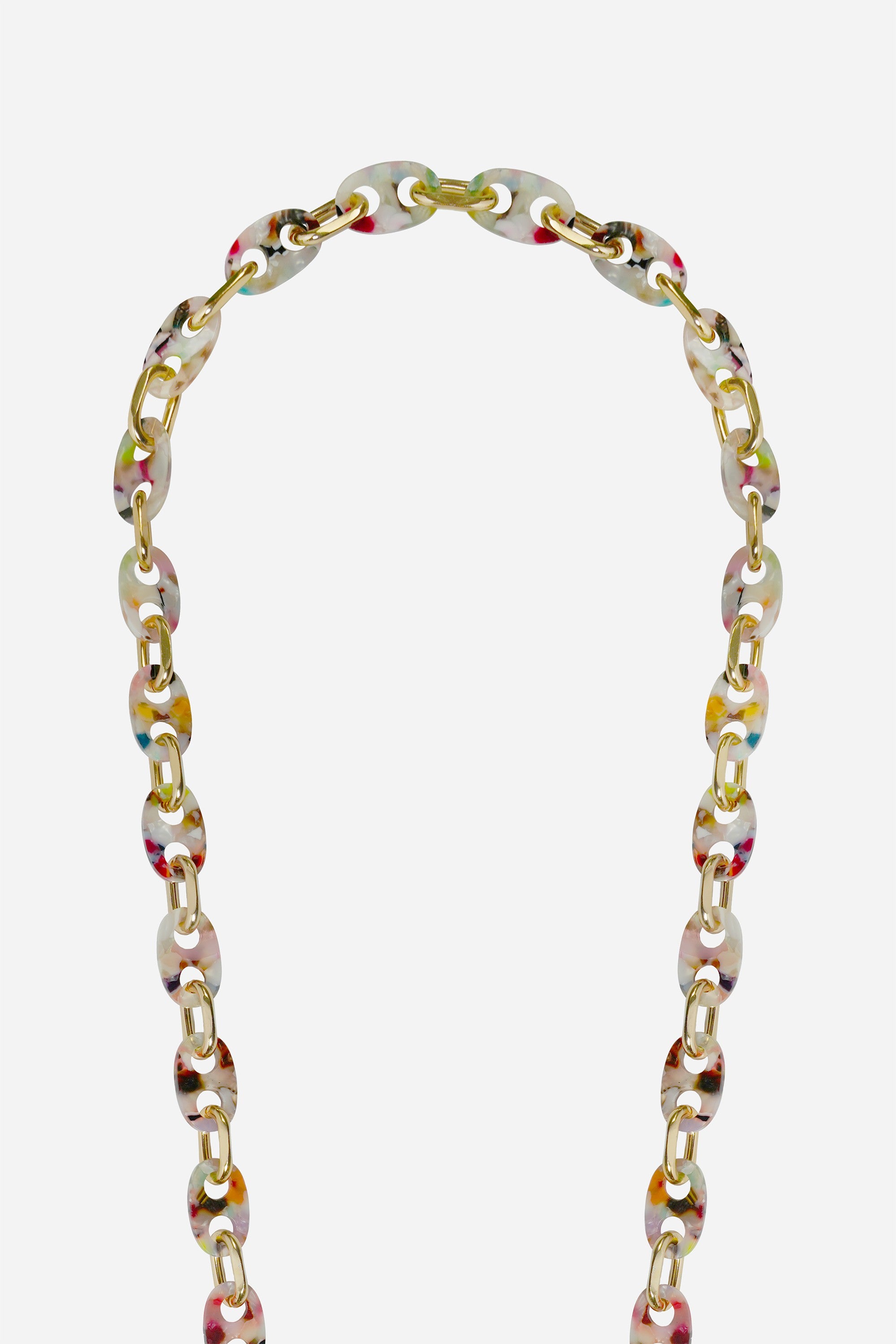 Chaine Longue Becky Ecaille Multi 120 cm