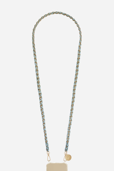 Chaine Longue Lou Bleu 120 cm