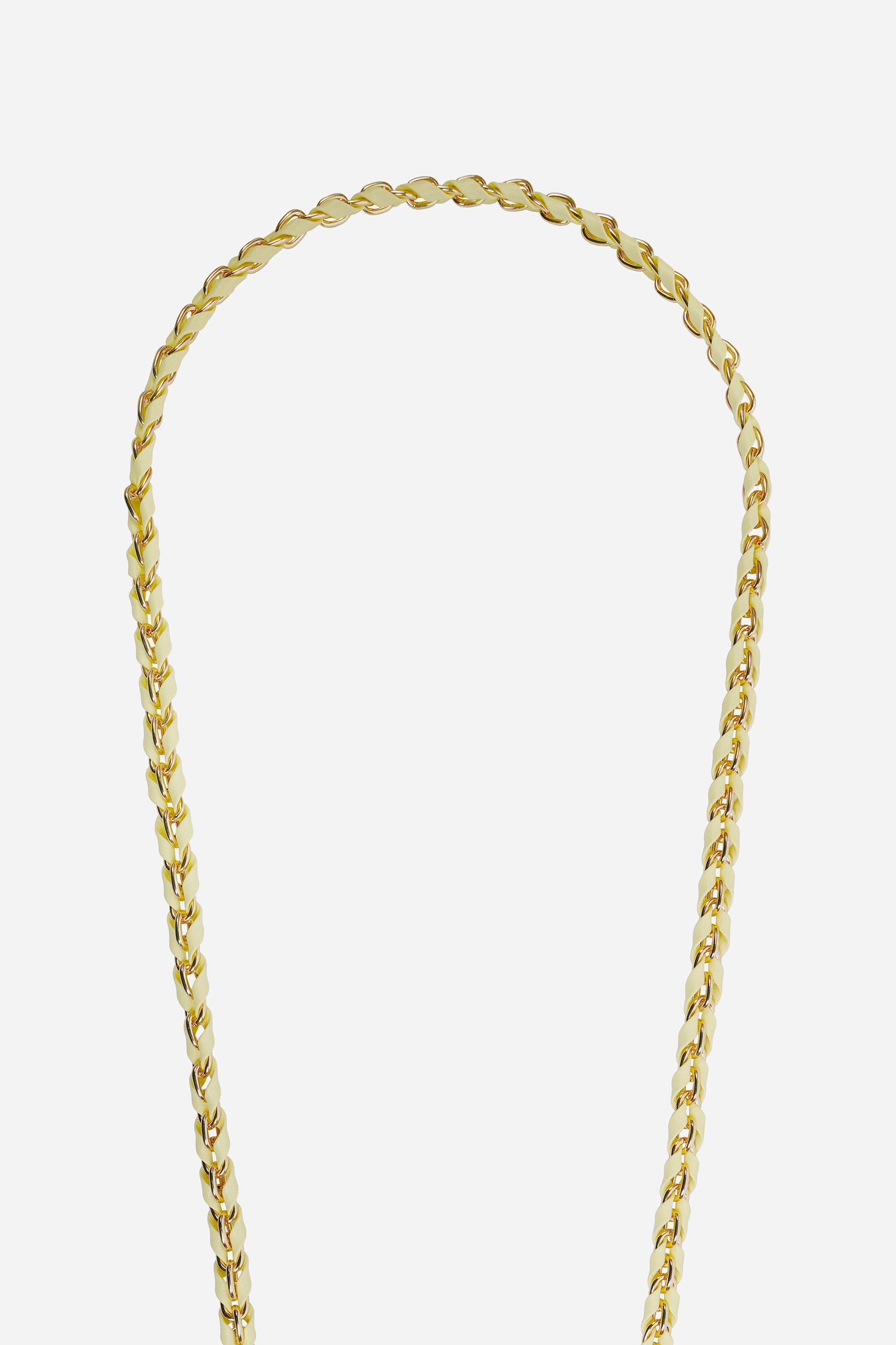 Chaine Longue Lou Jaune 120 cm