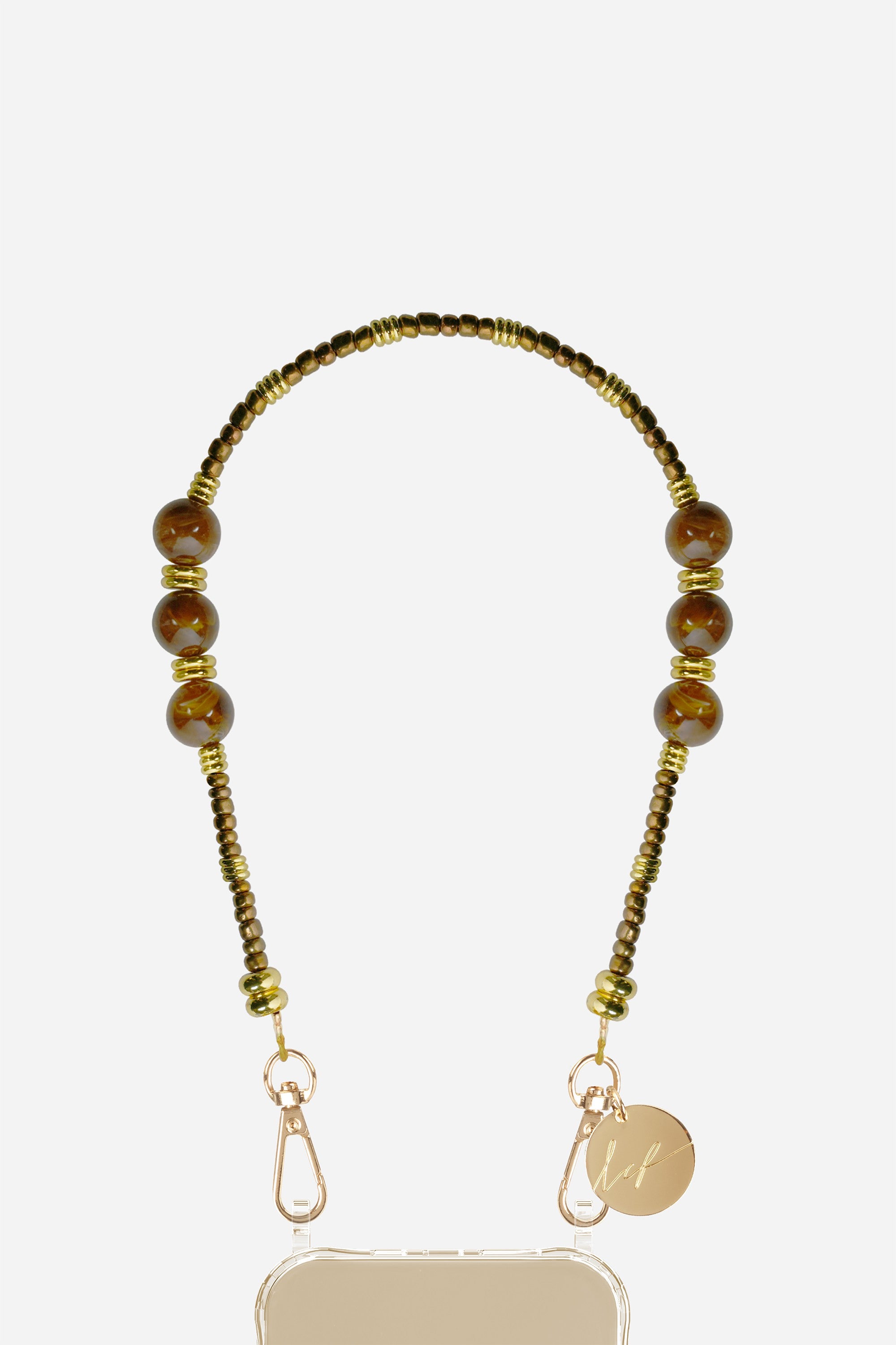 Chaine Courte Iris Bronze 40 cm